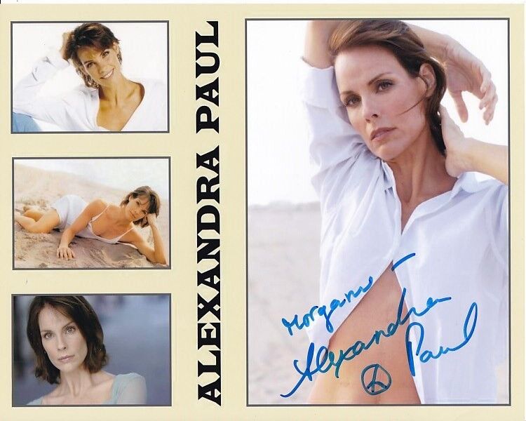 ALEXANDRA PAUL Autographed Signed Photo Poster paintinggraph - To Morgan