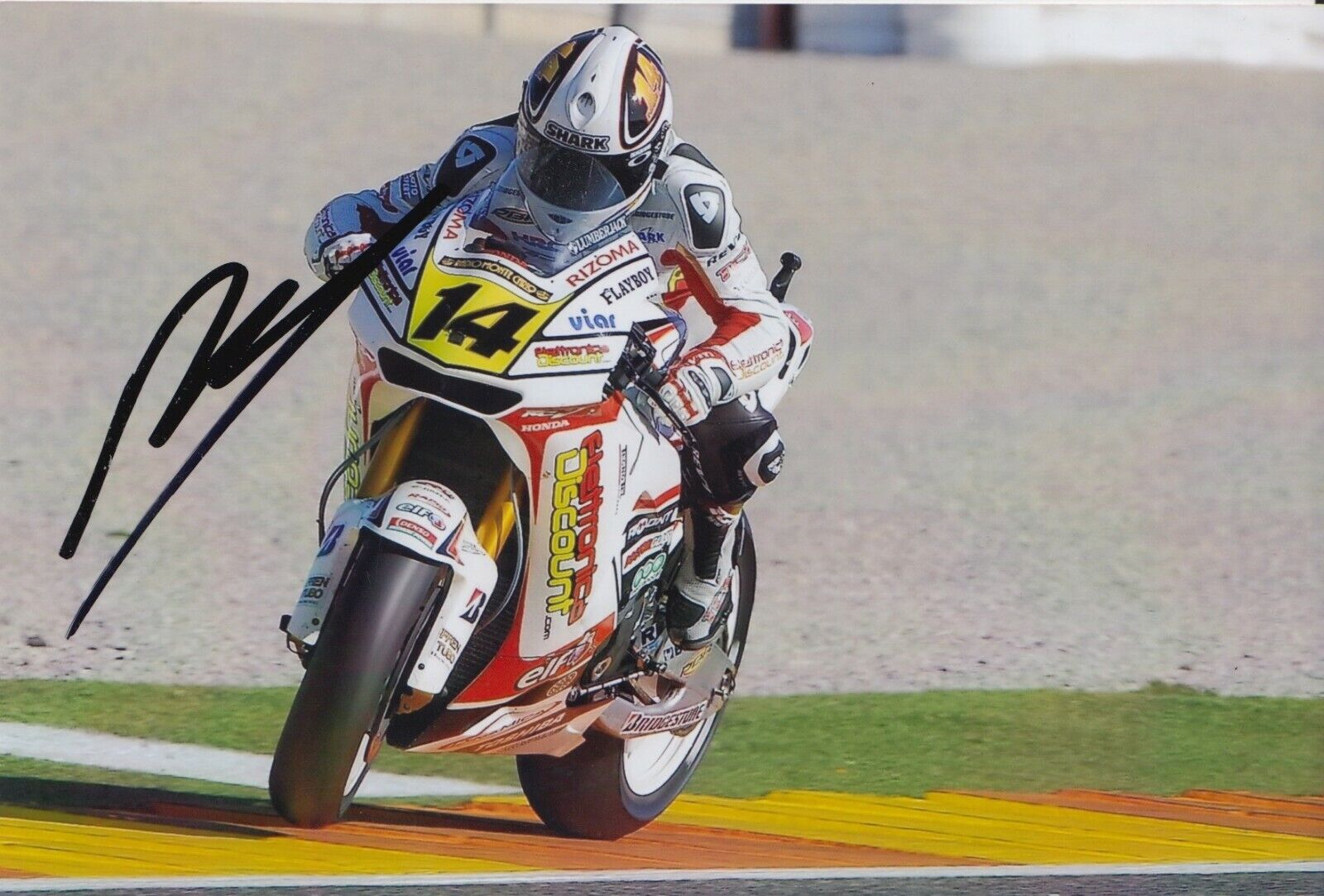 Randy de Puniet Hand Signed 6x4 Photo Poster painting - MotoGP Autograph.