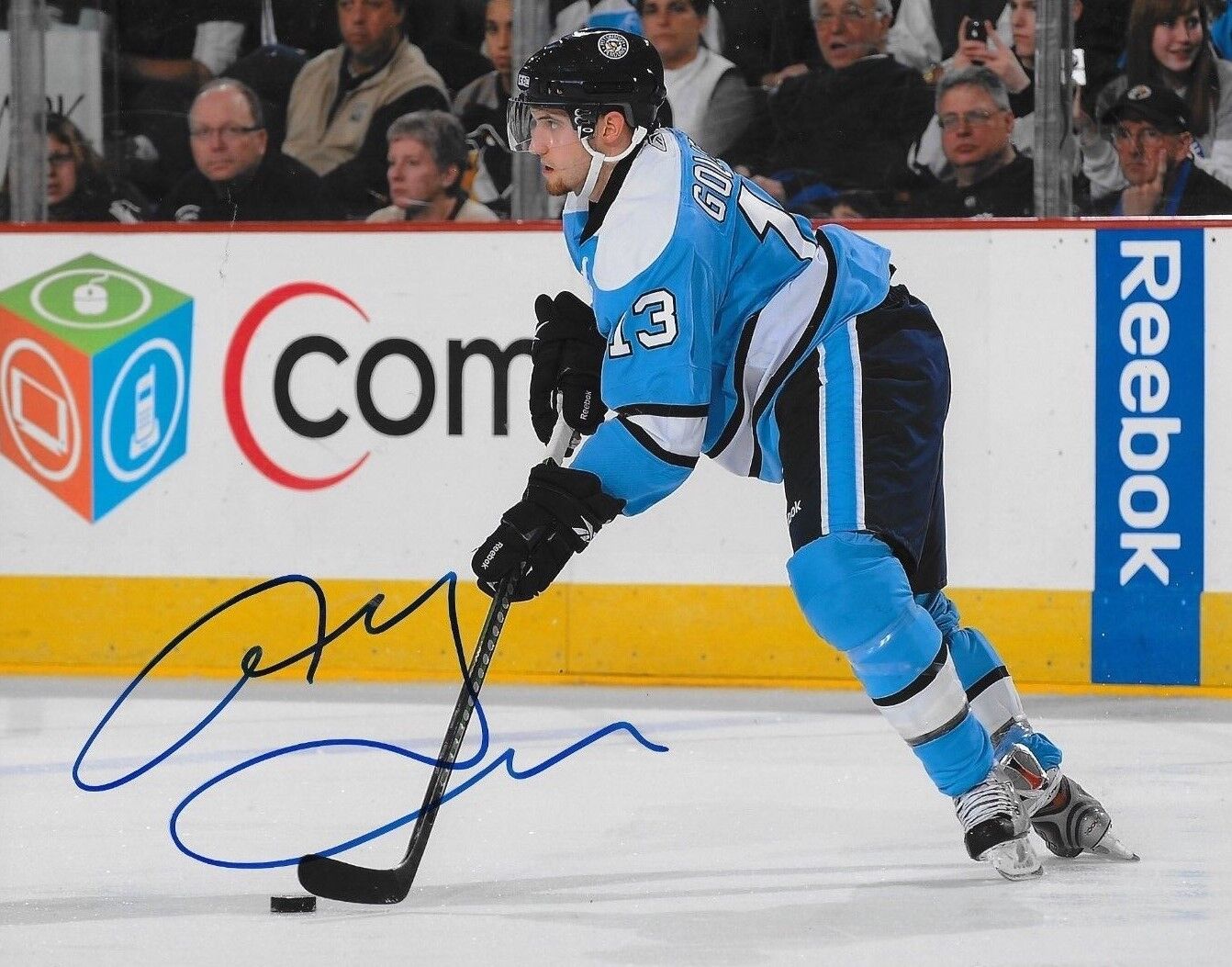 Alex Goligoski signed Pittsburgh Penguins 8x10 Photo Poster painting autographed