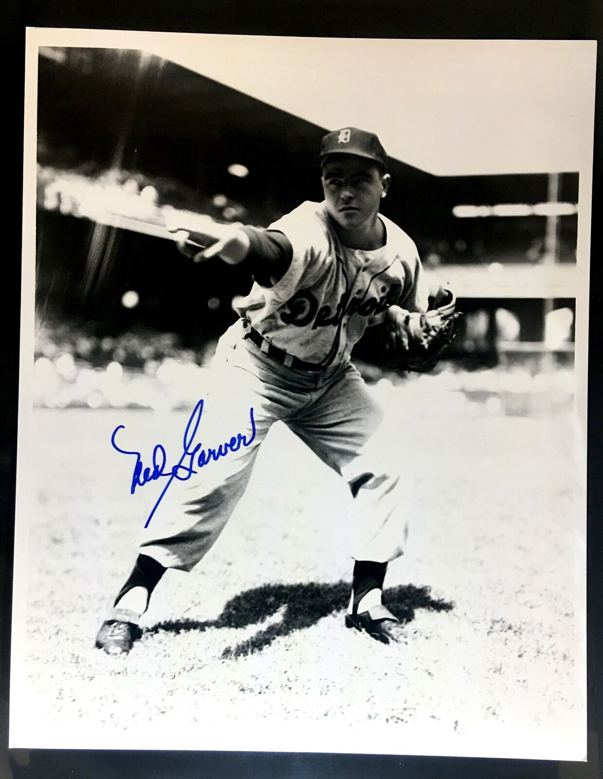 Ned Garver Signed 8x10 Photo Poster painting Detroit Tigers St. Louis Browns Autograph Auto