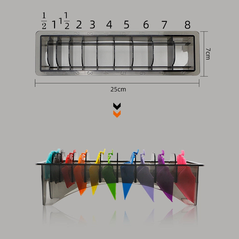 Limit Comb Storage Box Walandis Universal Haircut Electric Clipper Positioning Caliper Organizing Shelf