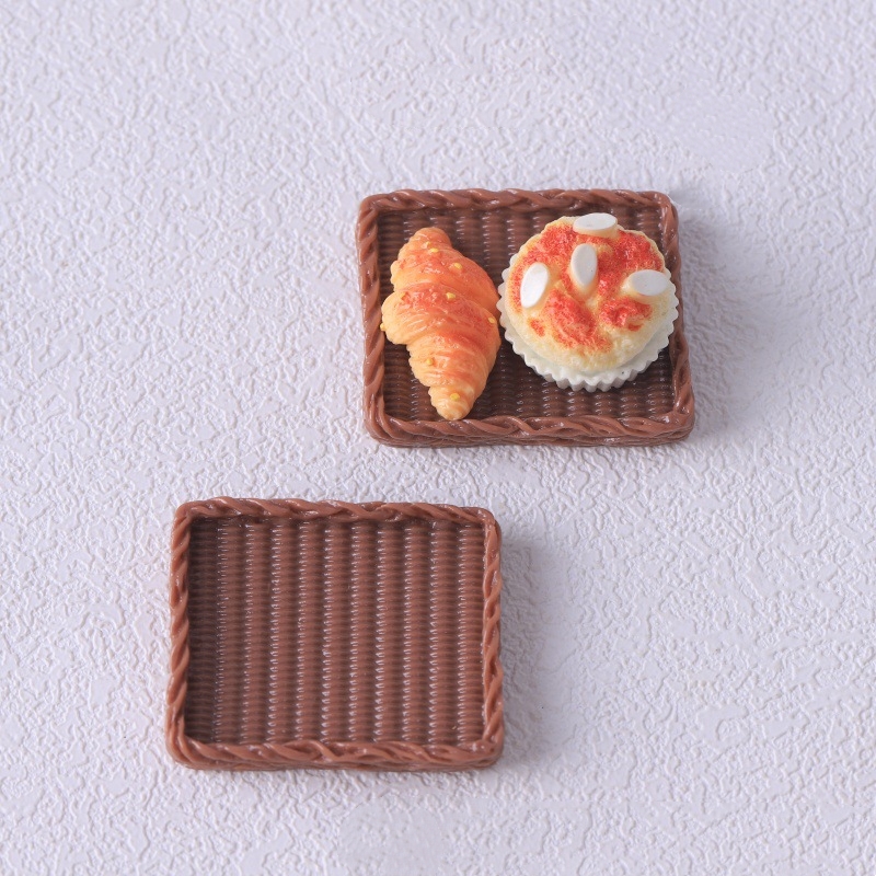 Mini Bread Basket Resin Tray