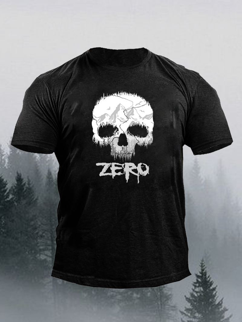 Men's Skull Mountain Zero Short-Sleeved Shirt in  mildstyles