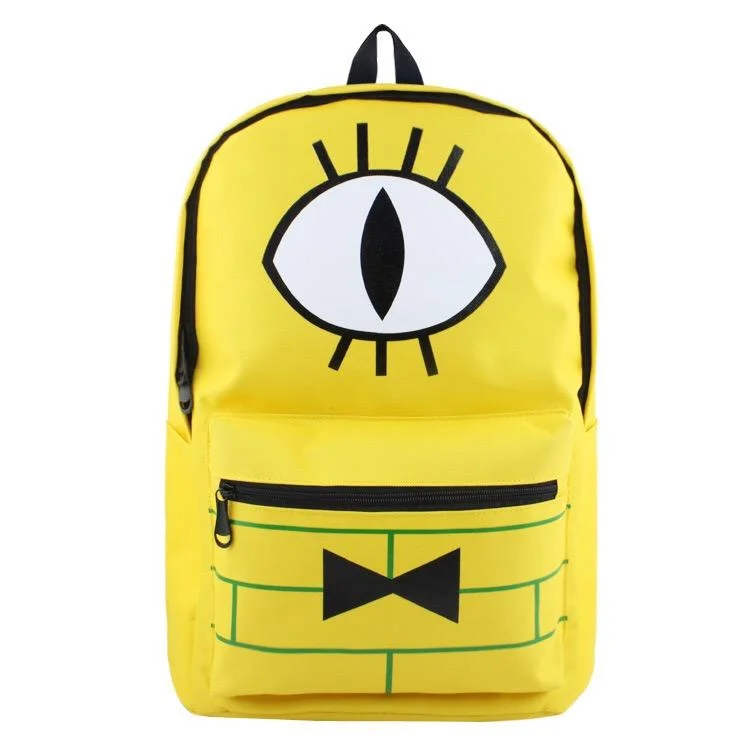 Mayoulove Gravity Falls Bill Cipher Backpack School Bag Water Proof-Mayoulove