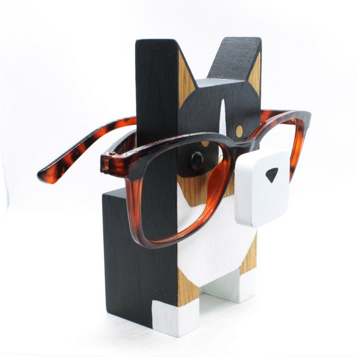 Arnold-Handmade Corgi Dog Eyeglasses Stand