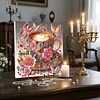 (Pre-Framed)Coffee-Special Shape Diamond Painting Kit(25x25cm)