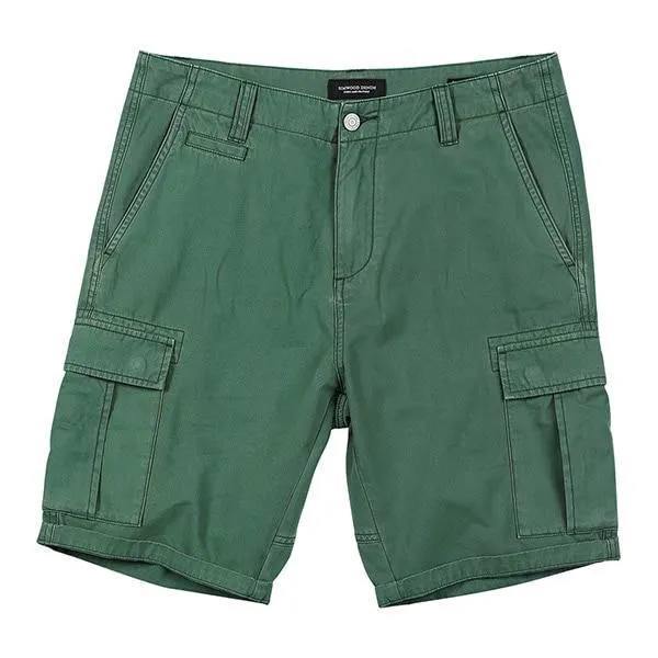 SIMWOOD 2021 Summer New Cargo Shorts Men 100% Color Slim Fit Male Wash Vintage Short Fashion High Quality Hip Hop Clothes 190183
