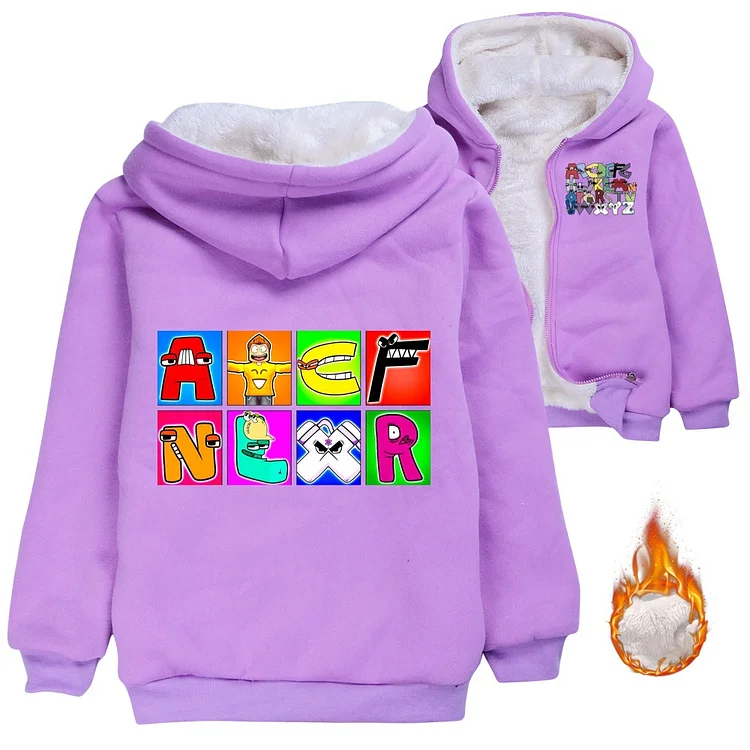 Children's Cotton Jacket - Alphabet Lore Design-Mayoulove