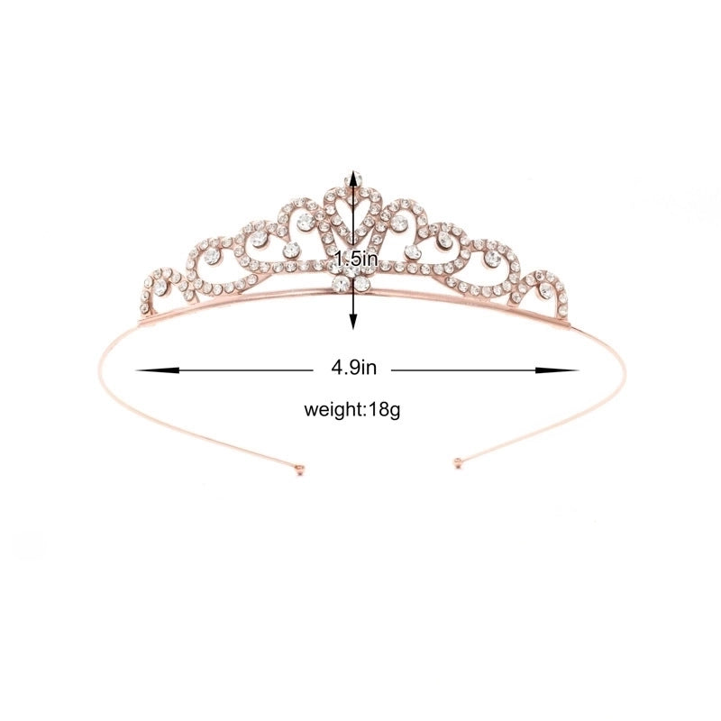Factory Girl Crown Princess Simple Cute Headband Baby Festival Performance Hair Accessories Bride Crown Wedding Headdress