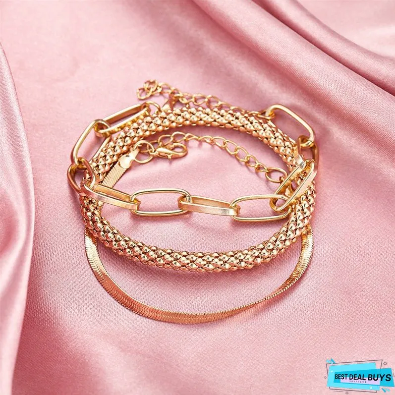 Lustrous Chain Elegance Bracelet