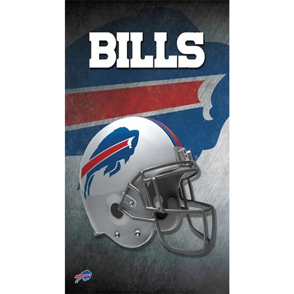 Nfl Buffalo Bills Football Team 35*50CM(Canvas) Full Round Drill Diamond Painting gbfke