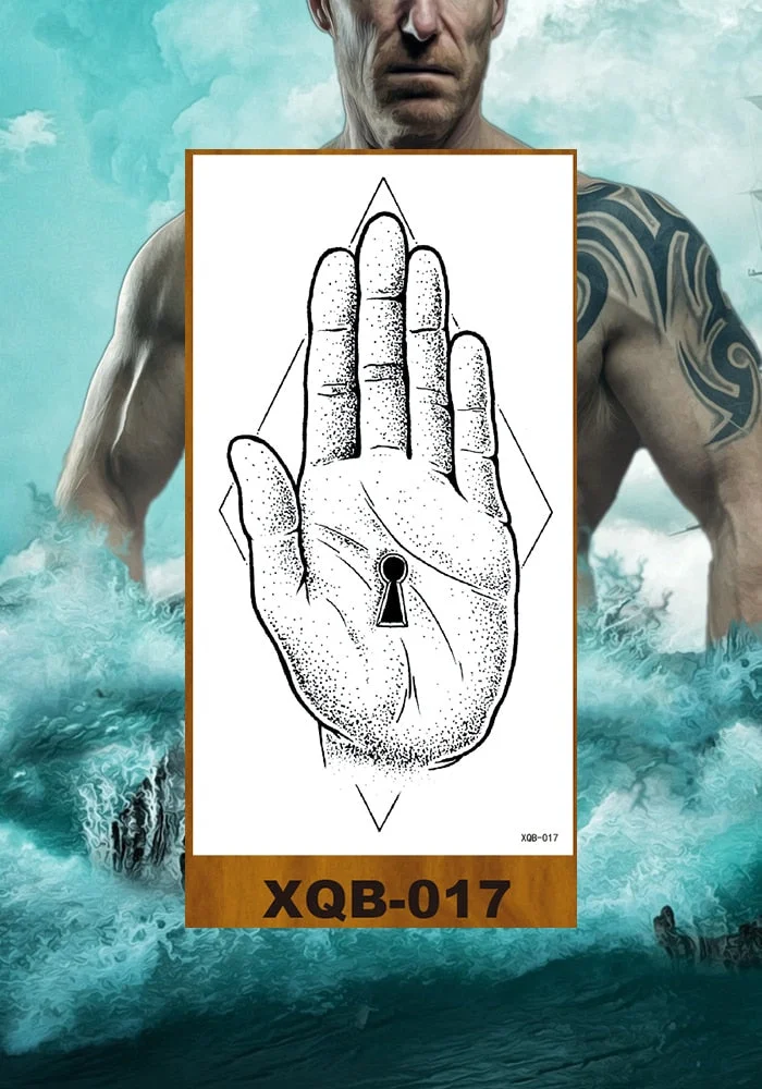 Temporary Tattoo Sticker Man Woman Arm Body Art Fake Tatoo Buddha Bodhisattva Believer Religion Valkyrie Female Warrior Goddess