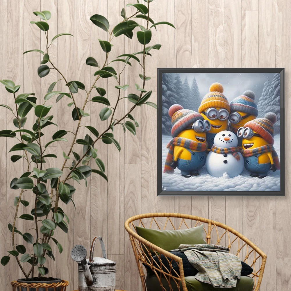Diamond Painting - Full Round Drill - Minions(Canvas|40*40cm)