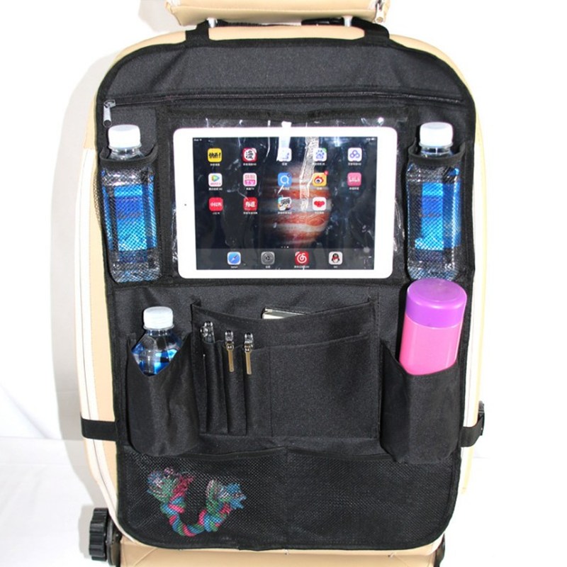 

Oxford cloth thickened car storage car seat back IPAD storage hanging bag, 501 Original