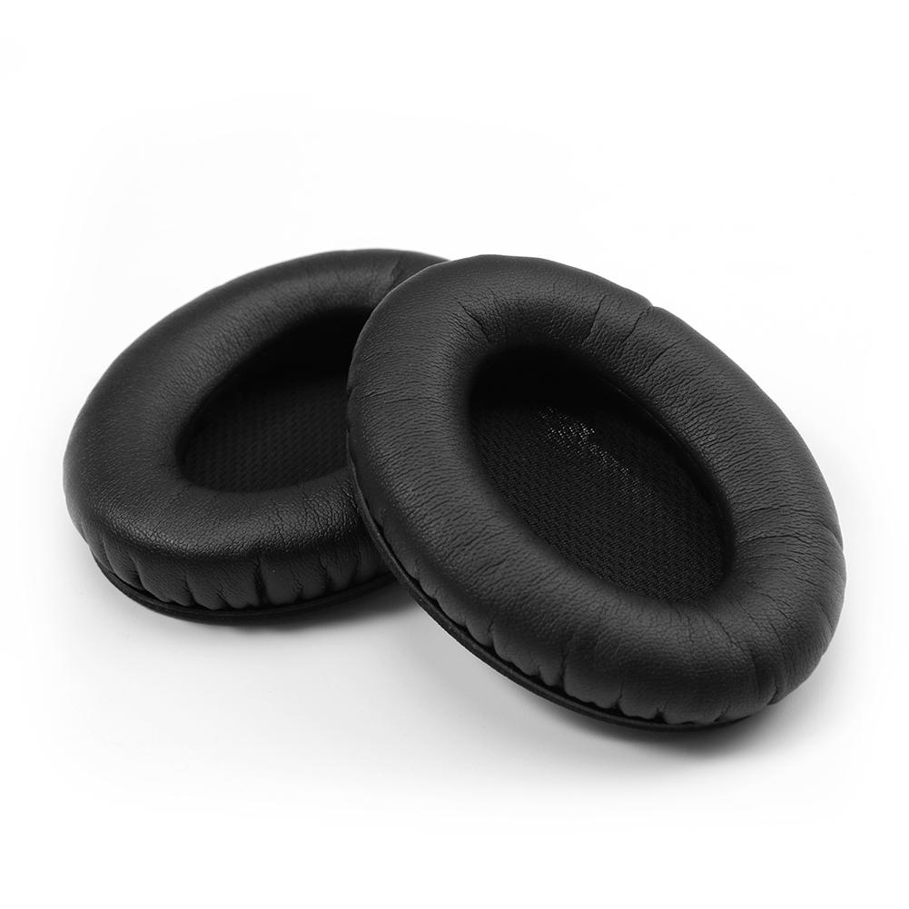 

1 Pair Black-Inner Leather Ear Pads Earpad Cushion for Bose QC25 Headphones, Coffee black, 501 Original