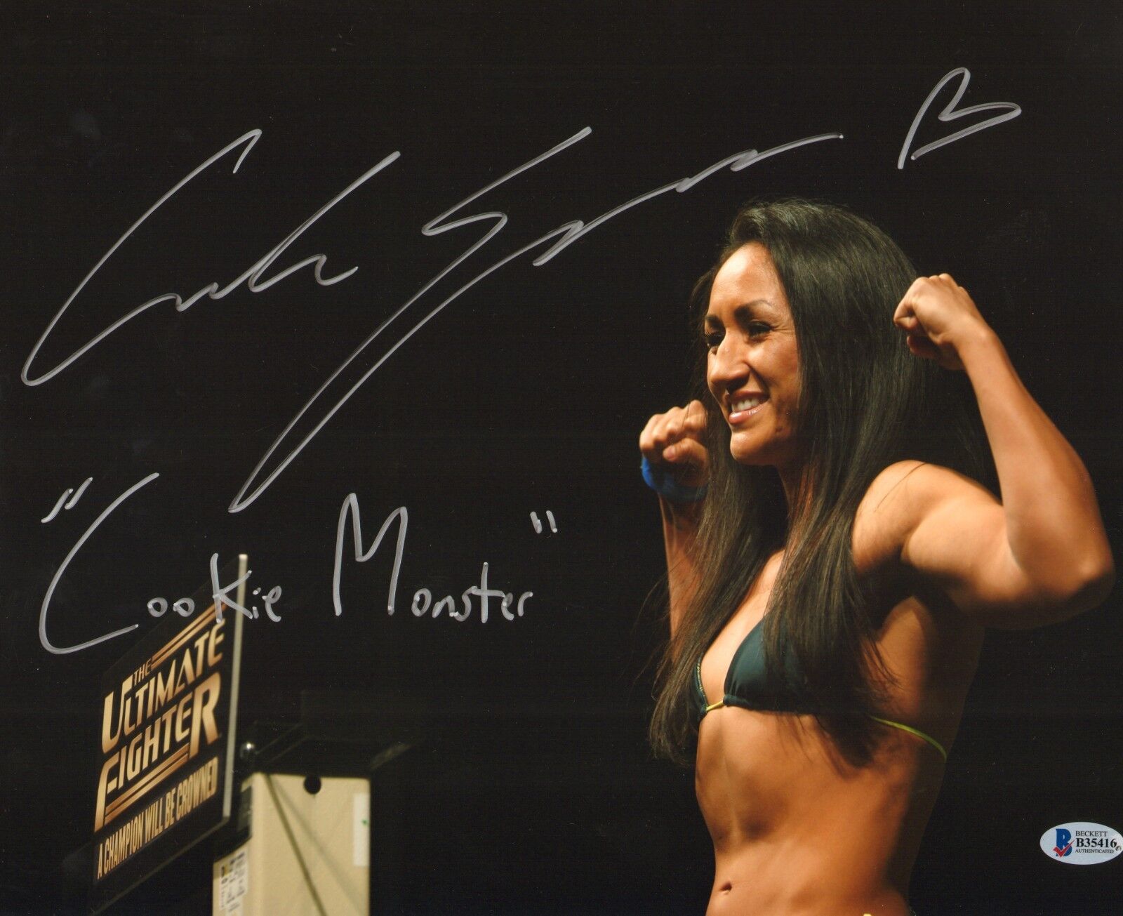 Carla Esparza Signed UFC 11x14 Photo Poster painting BAS Beckett COA TUF 20 Picture Autograph 3