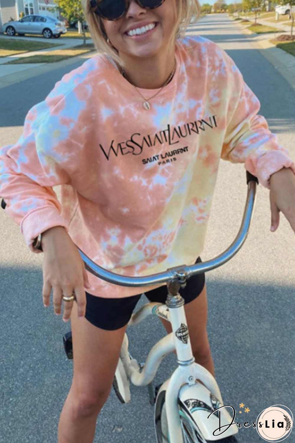 Tie Dye Long Sleeve Sweatshirt