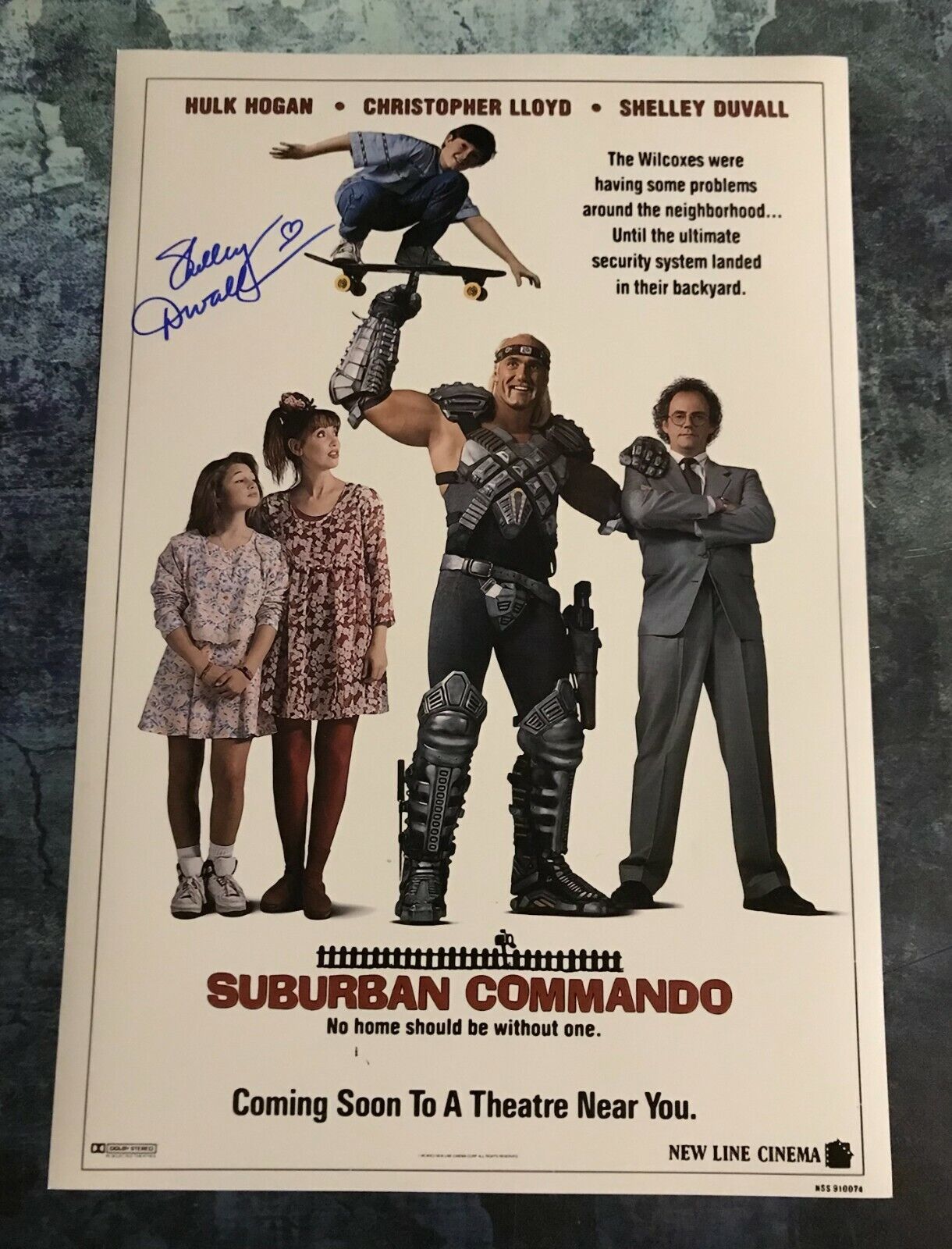 GFA Suburban Commando Movie * SHELLEY DUVALL * Signed 12x18 Photo Poster painting PROOF COA