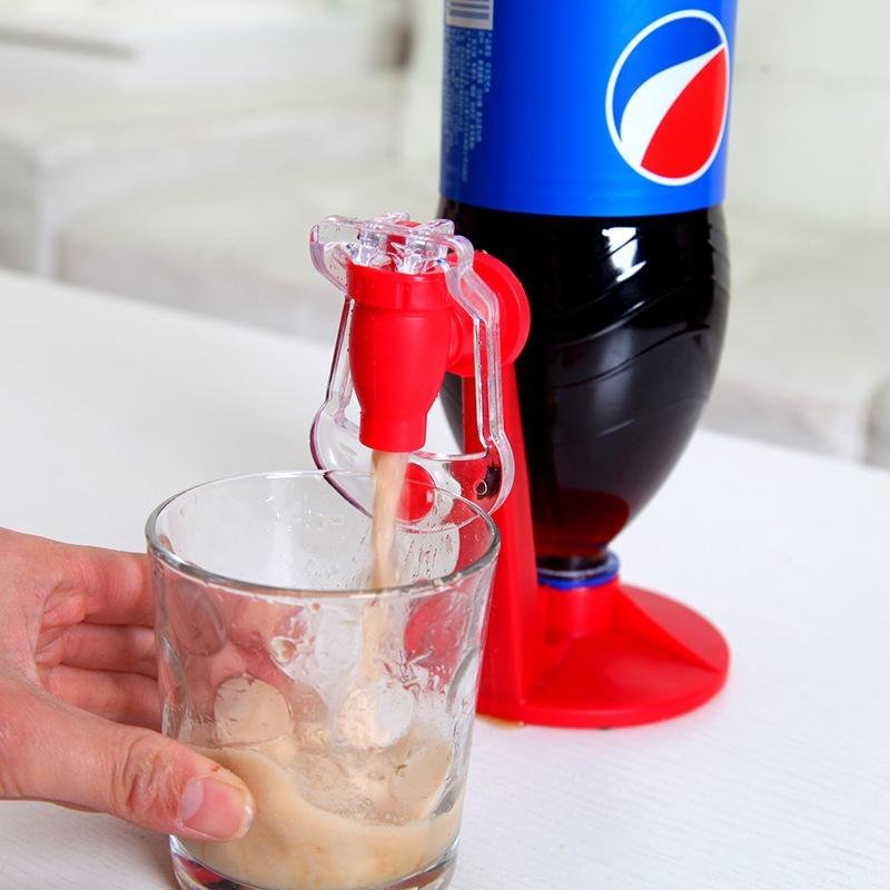 Creative Hand Press Cola Bottle Inverted Water Dispenser