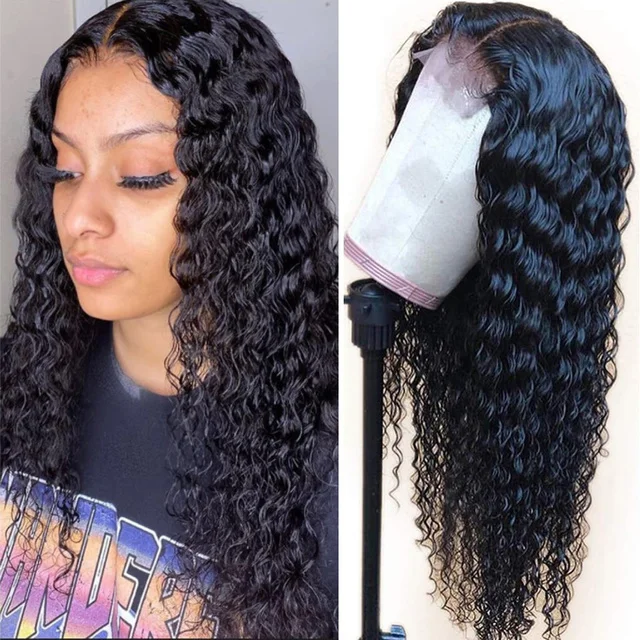 Jewtribute Hair®|Natural Black  Curly Lace Front Wigs 
