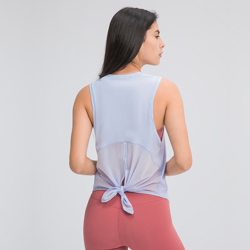 ladies' sleeveless crop top workout