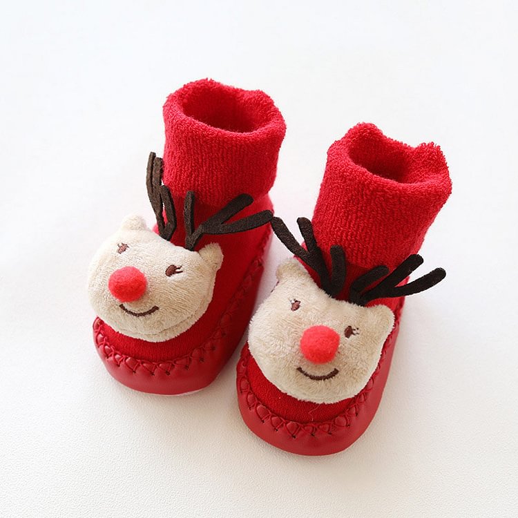 Baby Christmas Anti-Slip Floor Warm Socks 