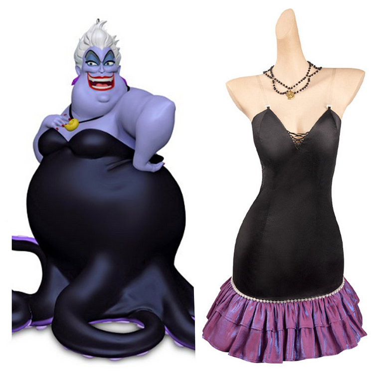 The Little Mermaid Ursula Cosplay Costume Outfits Halloween Carnival Party Disguise Suit-Coshduk
