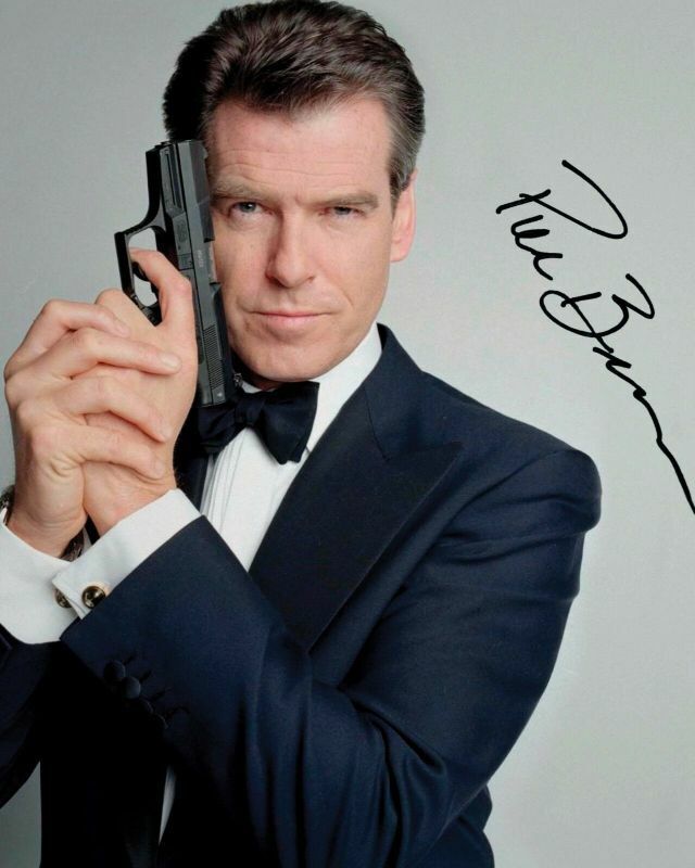 Pierce Prosnan - James Bond Autograph Signed Photo Poster painting Print