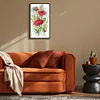 (Stamped/Counted) The Charm Of Poppy Flowers-14CT Cross Stitch 19*37cm/7.48*14.57in