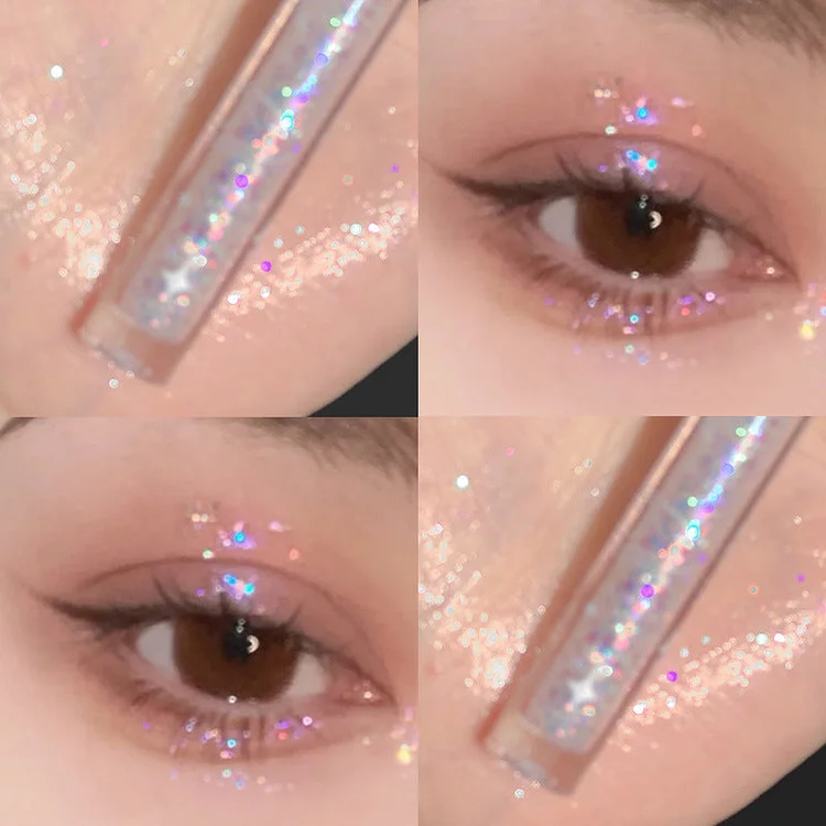 Monochromatic Pearlescent Liquid Eyeshadow