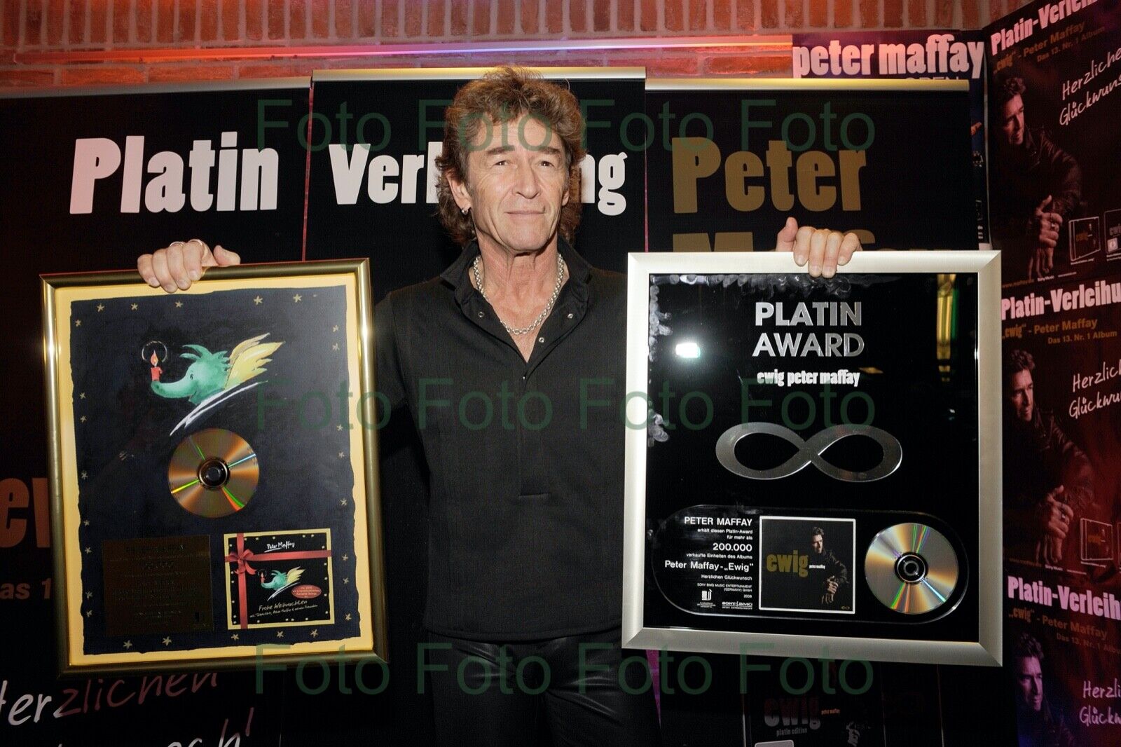 Peter Maffay Rock Schlager Musik Foto 20 x 30 cm ohne Autogramm (Be-41