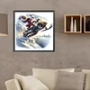 Diamond Painting-DIY Full Round Drill Flying Santa(40x40cm)