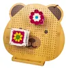9.3 Inch Bamboo Crochet Blocking Board Bear Blocking Board for Crochet Projects