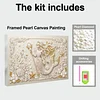 DIY Pearl Painting Gorgeous Mermaid for Home Wall Decor with Frame(20x30cm)