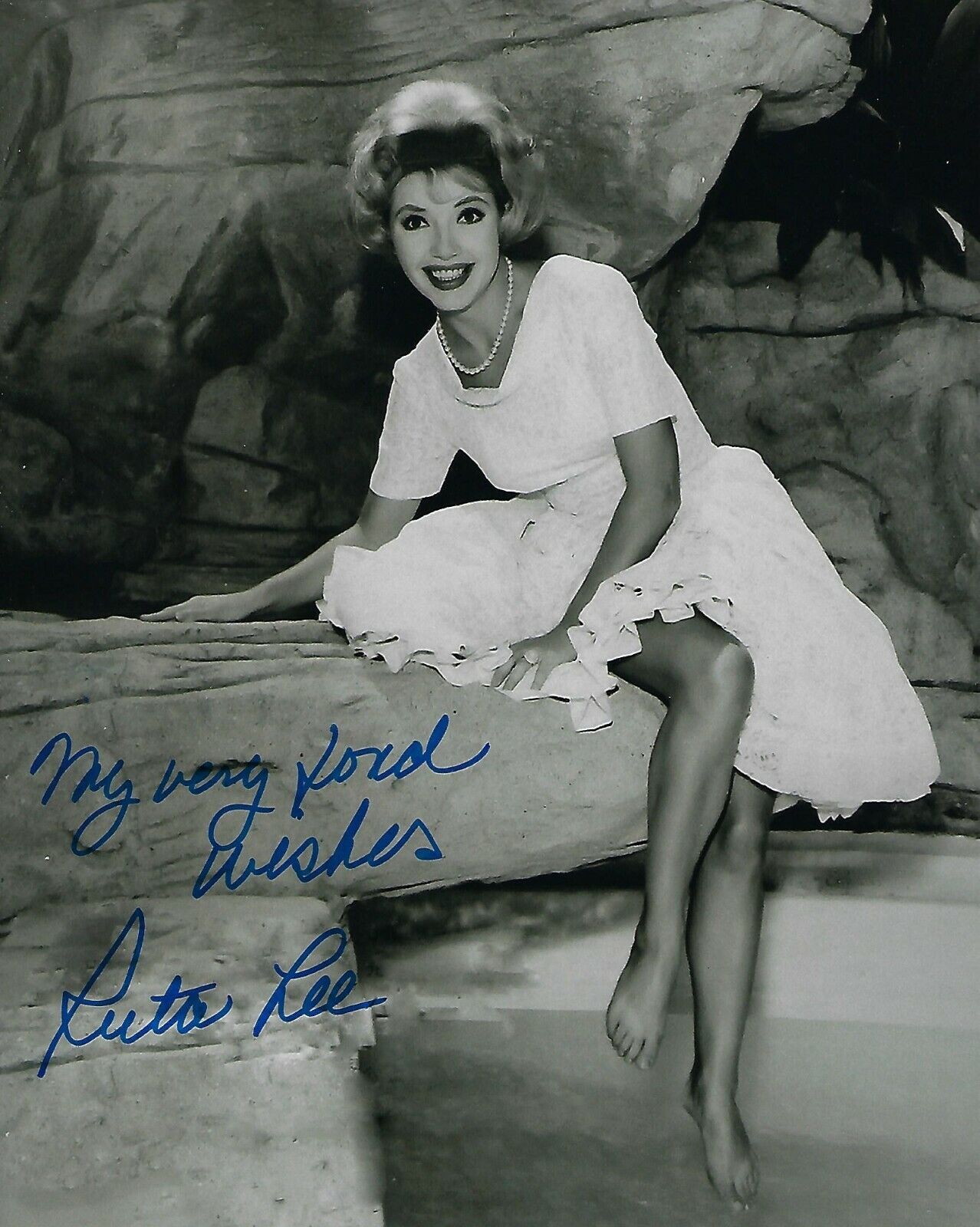 GFA Jeopardy Sexy Movie Actress * RUTA LEE * Signed 8x10 Photo Poster painting R11 COA