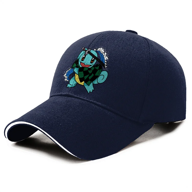 Berretto Baseball Destrutturato Blu Pokémon Squirtle | Cotonato Regolabile Con Chiusura Metallo