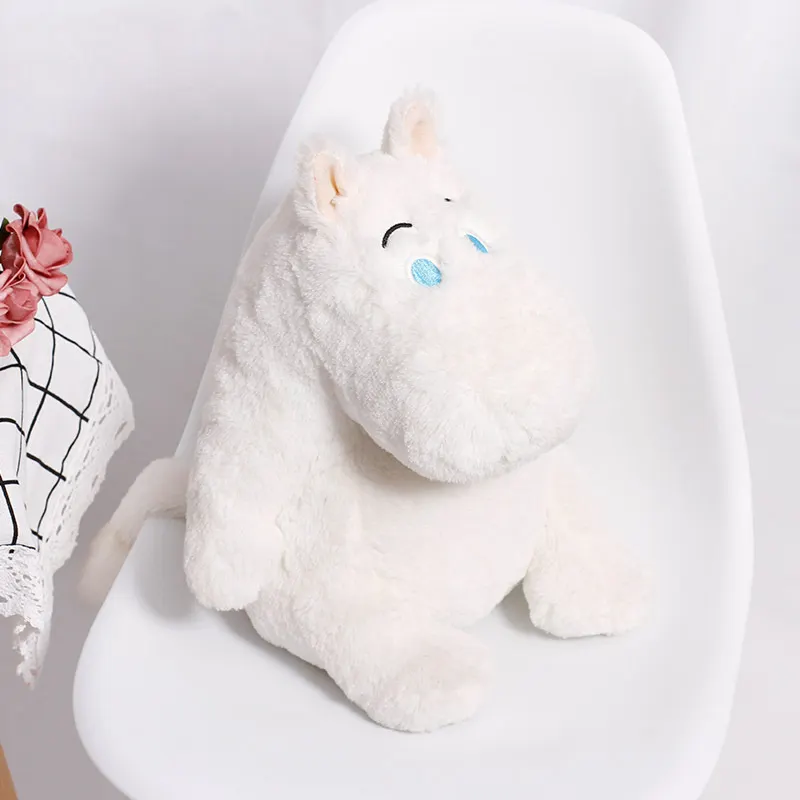 Trendy creative simulation hippo plush toy doll