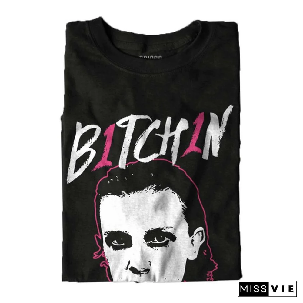 Bitchin Eleven Stranger Cool Things Gift Demigorgon Funny Gym T-Shirt Tee