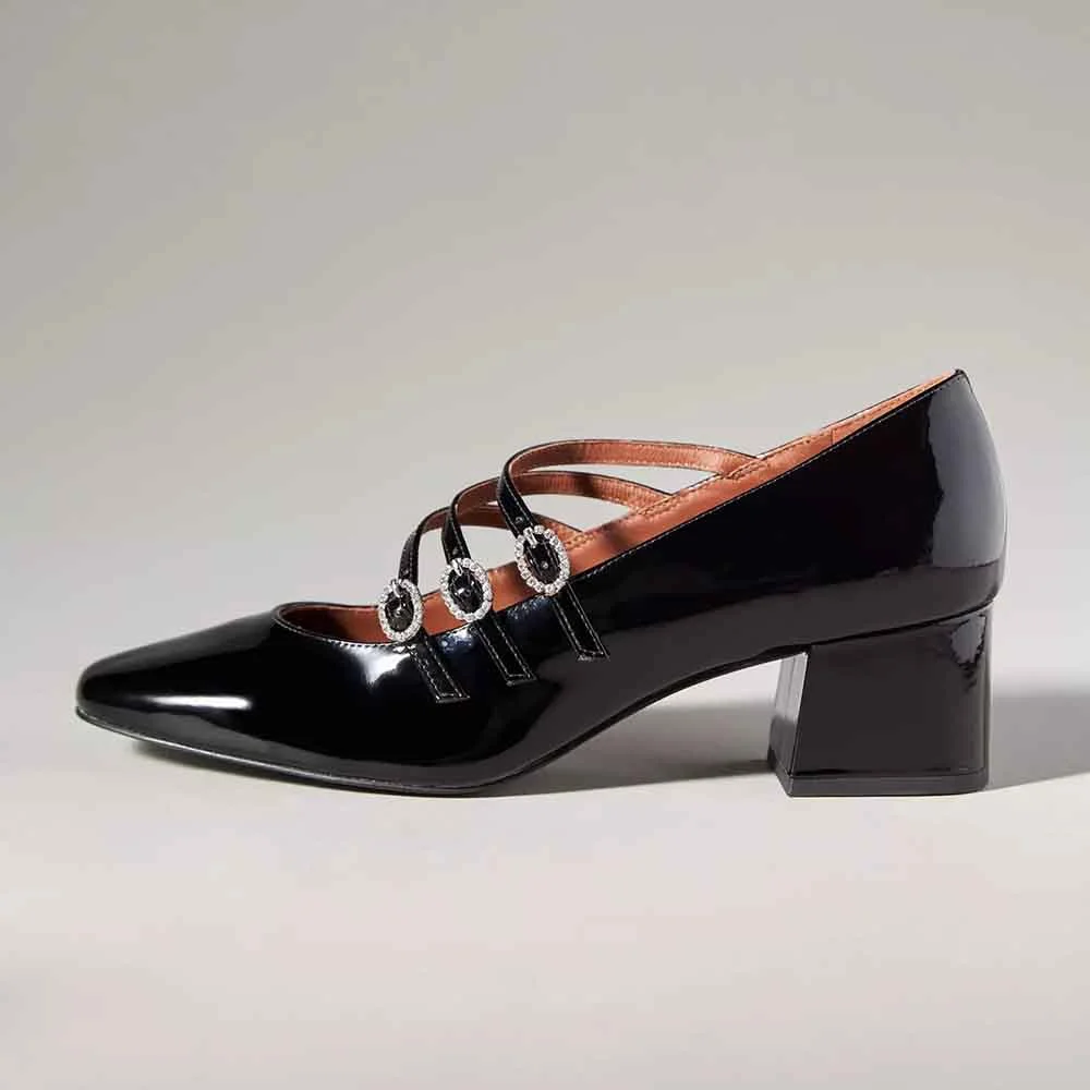 strappy pumps closed toe