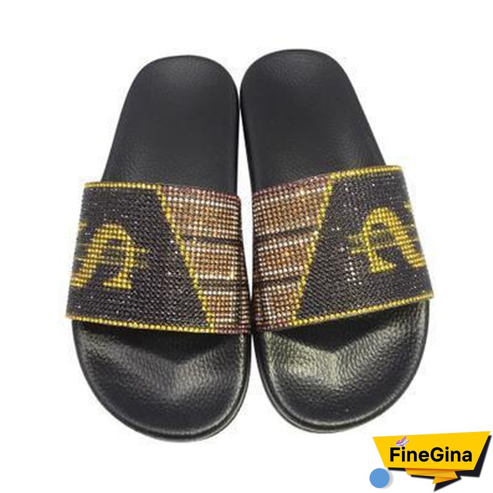 White/Black Women Go Out Shining Slipper