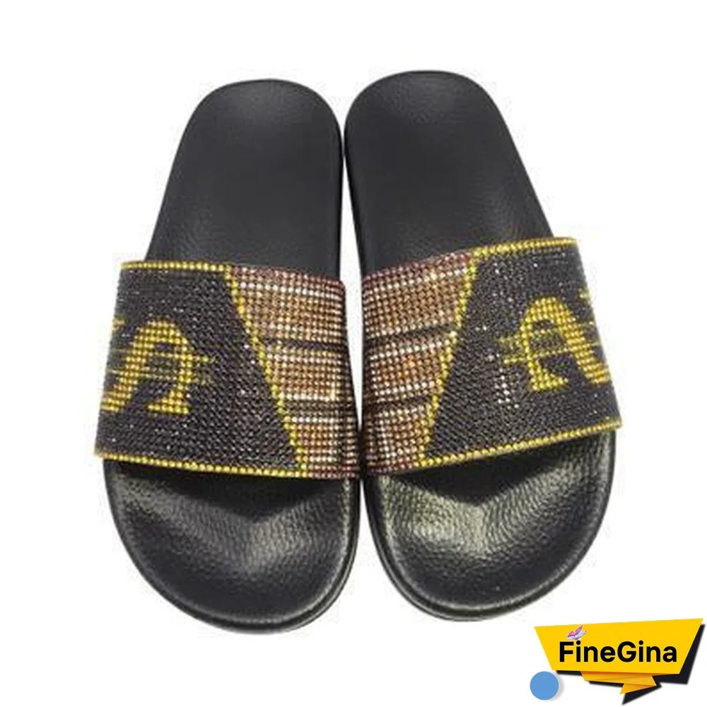 White/Black Women Go Out Shining Slipper