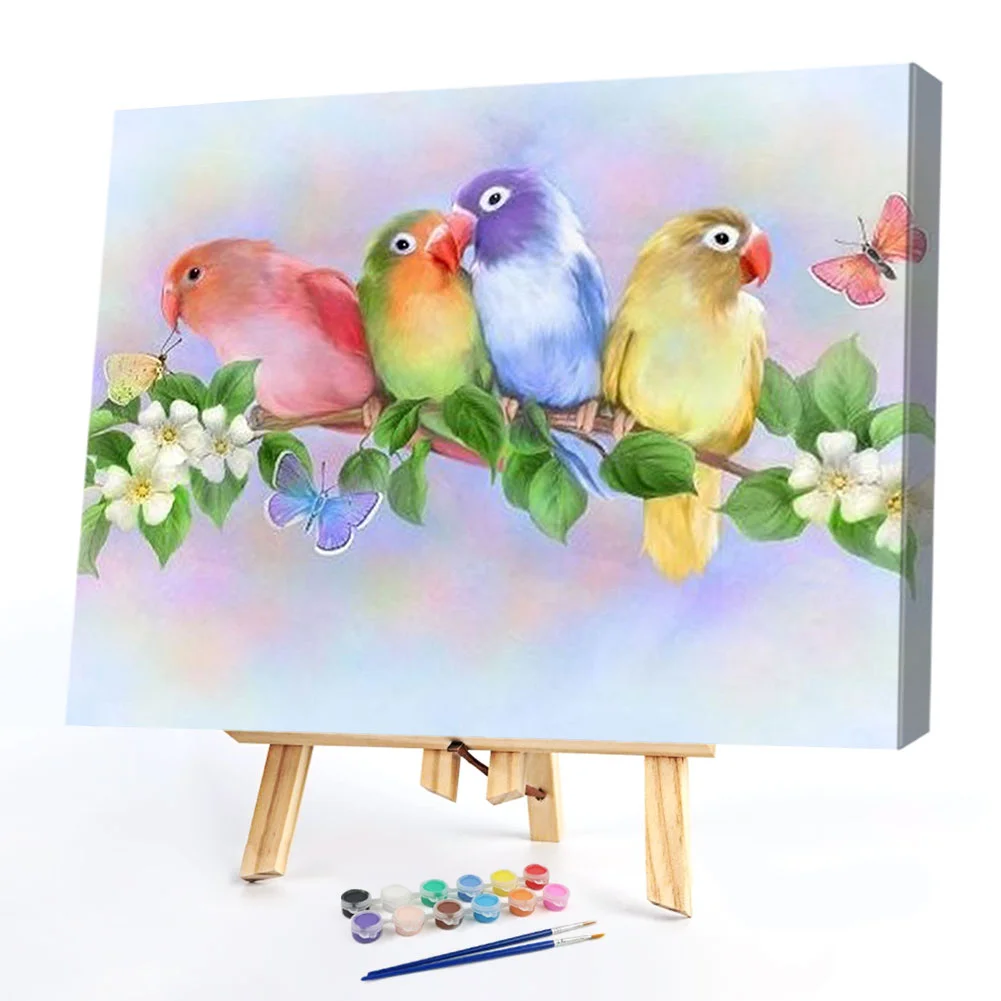 Colorful Parrot - Paint By Numbers(50*40CM)