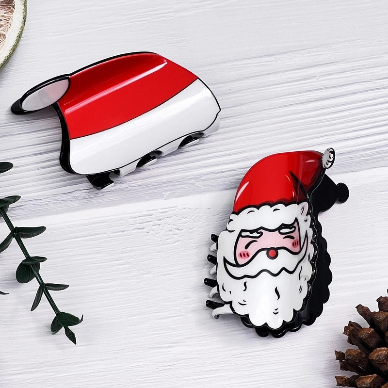 Christmas Cute Women’s Christmas Hat Santa Claus Arylic Hair Claws