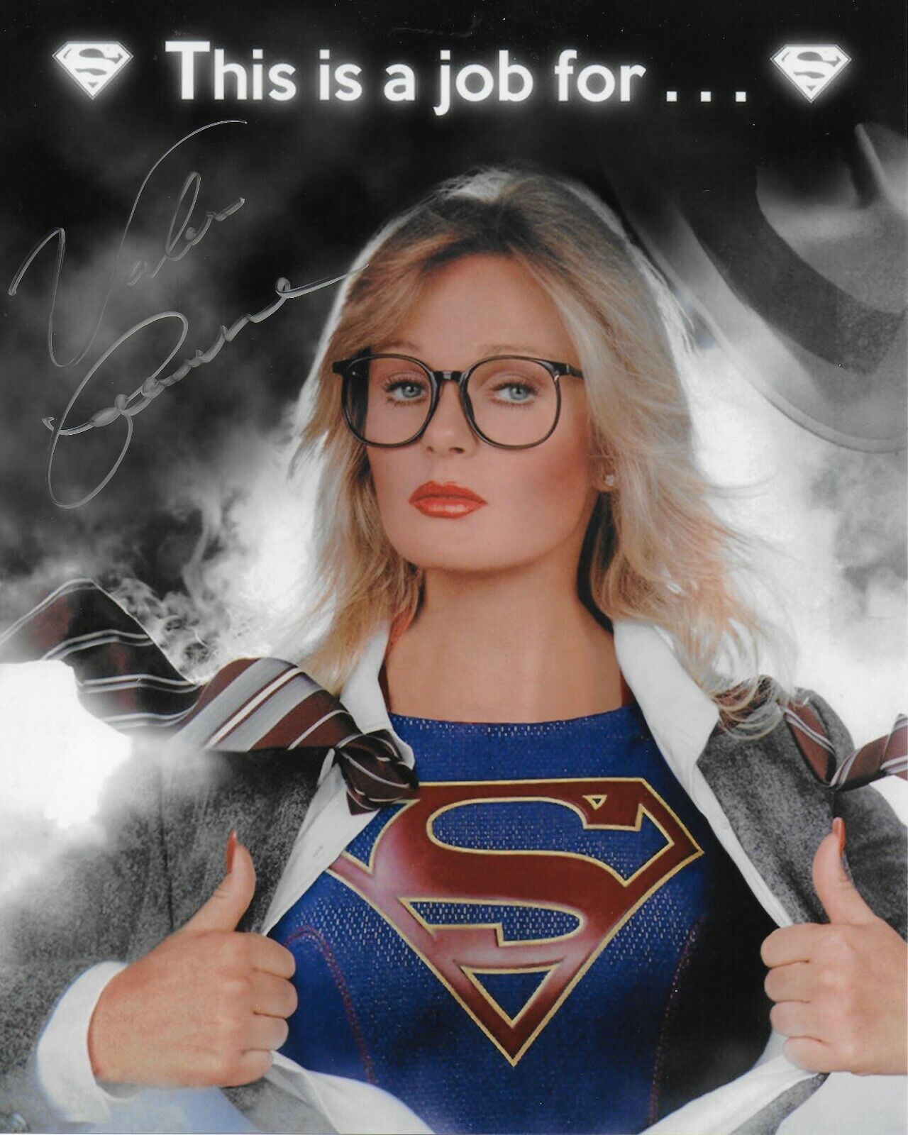 Valerie Perrine Superman Original Autographed 8X10 Photo Poster painting #2