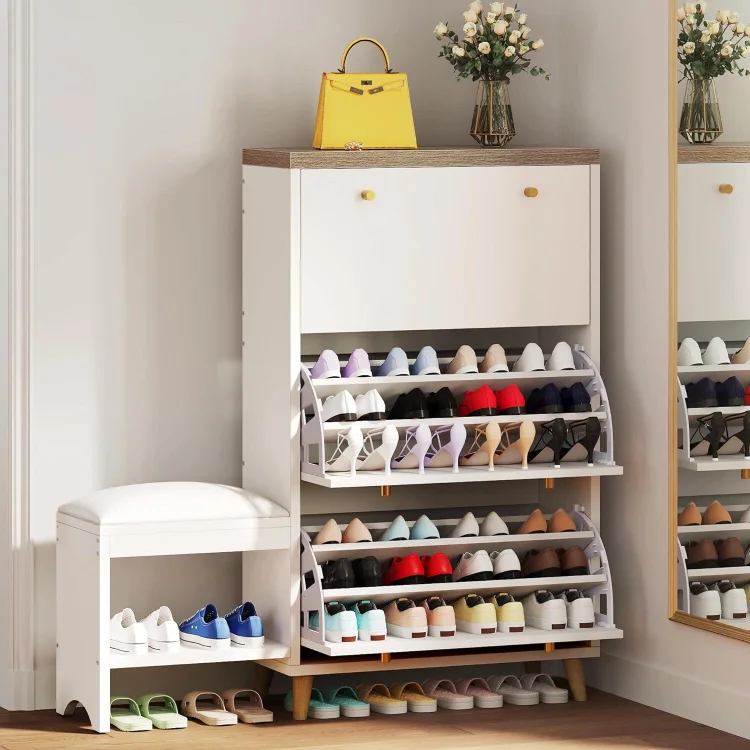 🔥FLASH SALE TODAY🔥Space-Saving Secrets: Wall Hidden Shoe Cabinet ...