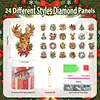DIY Diamond Mosaic Keychain Christmas Countdown Mystery(Christmas-24pcs)