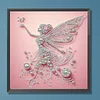 Elegant Girl-Special Shaped Diamond Painting