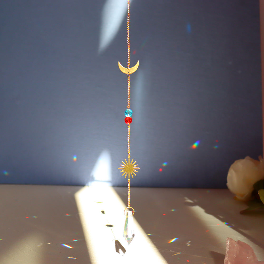 

Sun Moon - Art Crystal Suncatcher, 501 Original