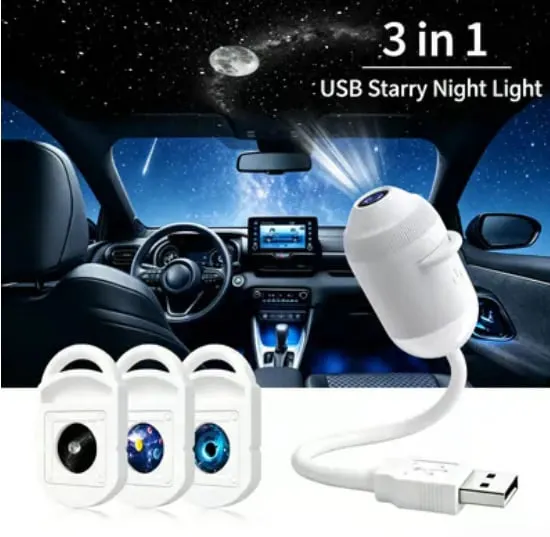 🔥LAST DAY 40% OFF - 🌌🌠HD Smart Dynamic 5D Holographic Night Light Projector 
