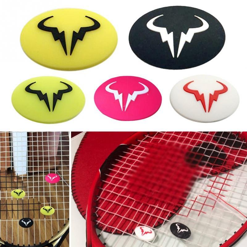 Cartoon Tennis Racket Shock Absorber Vibration Dampeners Silicone Durable